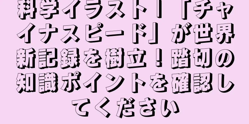科学イラスト | 「チャイナスピード」が世界新記録を樹立！踏切の知識ポイントを確認してください