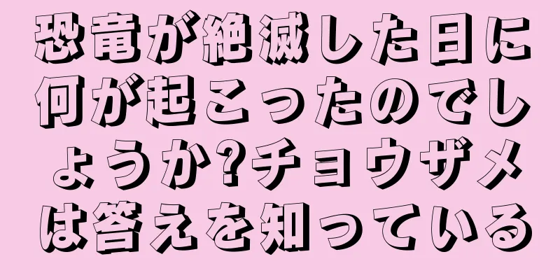 恐竜が絶滅した日に何が起こったのでしょうか?チョウザメは答えを知っている