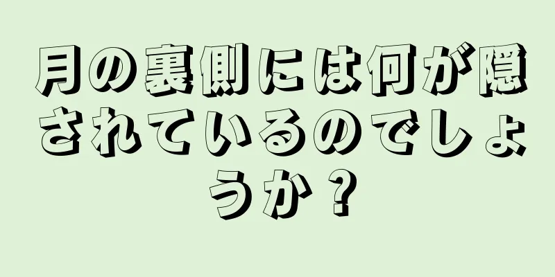 月の裏側には何が隠されているのでしょうか？