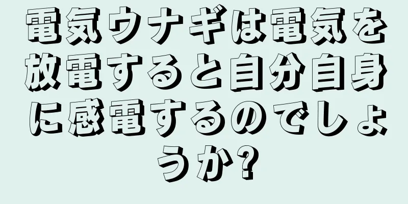 電気ウナギは電気を放電すると自分自身に感電するのでしょうか?