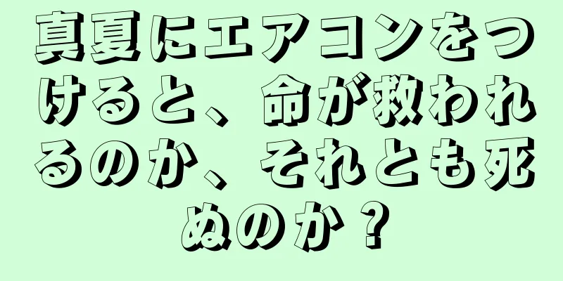 真夏にエアコンをつけると、命が救われるのか、それとも死ぬのか？