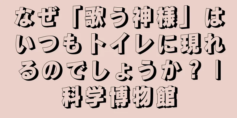 なぜ「歌う神様」はいつもトイレに現れるのでしょうか？ |科学博物館