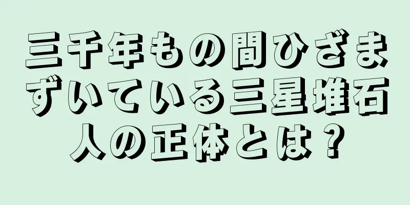三千年もの間ひざまずいている三星堆石人の正体とは？