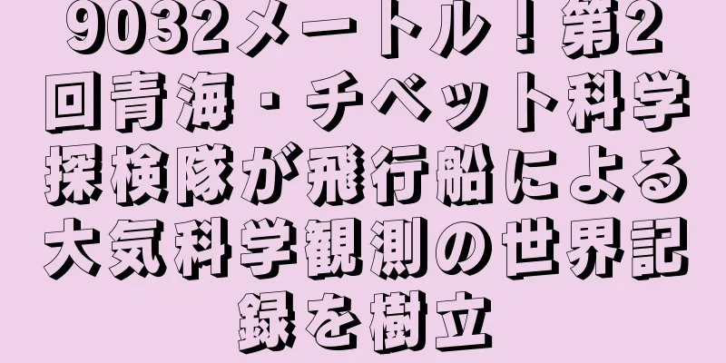 9032メートル！第2回青海・チベット科学探検隊が飛行船による大気科学観測の世界記録を樹立