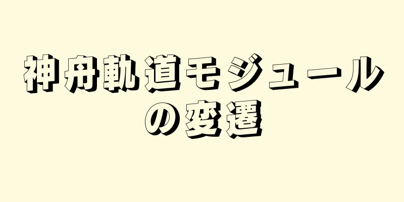 神舟軌道モジュールの変遷