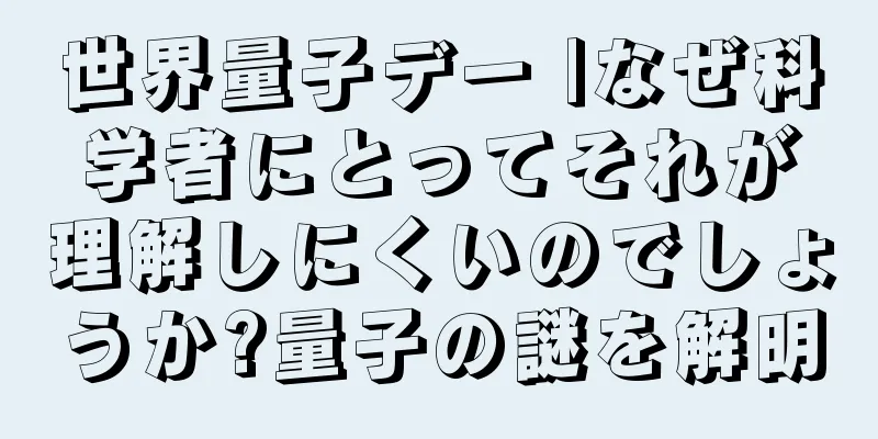 世界量子デー |なぜ科学者にとってそれが理解しにくいのでしょうか?量子の謎を解明