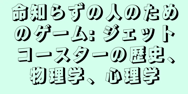 命知らずの人のためのゲーム: ジェットコースターの歴史、物理学、心理学