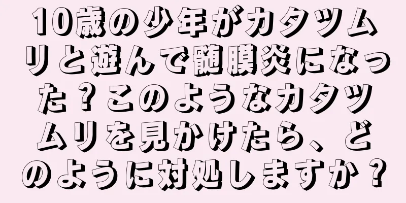 10歳の少年がカタツムリと遊んで髄膜炎になった？このようなカタツムリを見かけたら、どのように対処しますか？