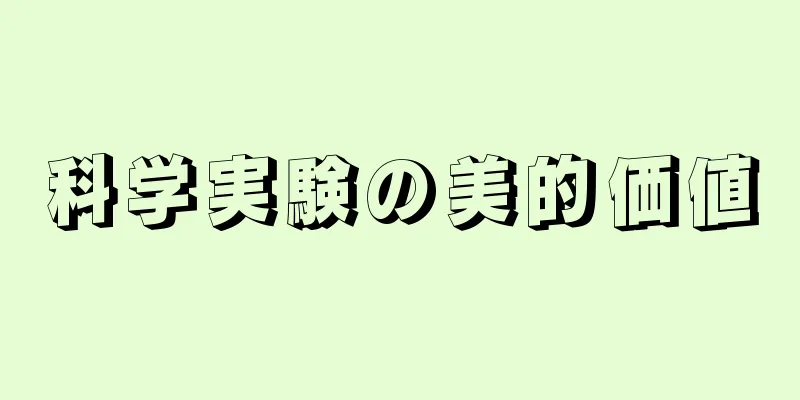 科学実験の美的価値