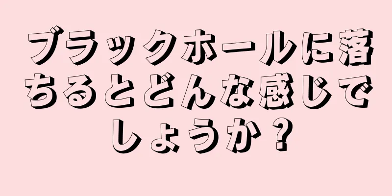 ブラックホールに落ちるとどんな感じでしょうか？