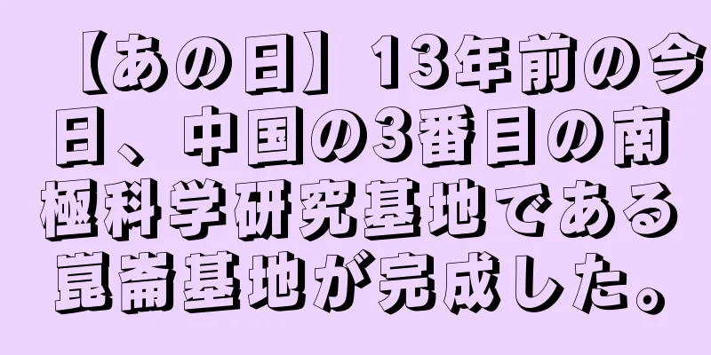 【あの日】13年前の今日、中国の3番目の南極科学研究基地である崑崙基地が完成した。