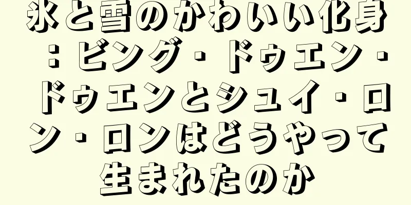 氷と雪のかわいい化身：ビング・ドゥエン・ドゥエンとシュイ・ロン・ロンはどうやって生まれたのか
