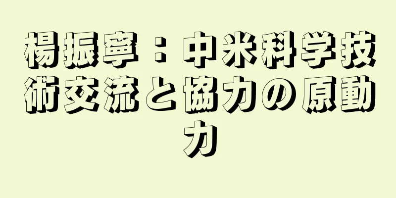 楊振寧：中米科学技術交流と協力の原動力