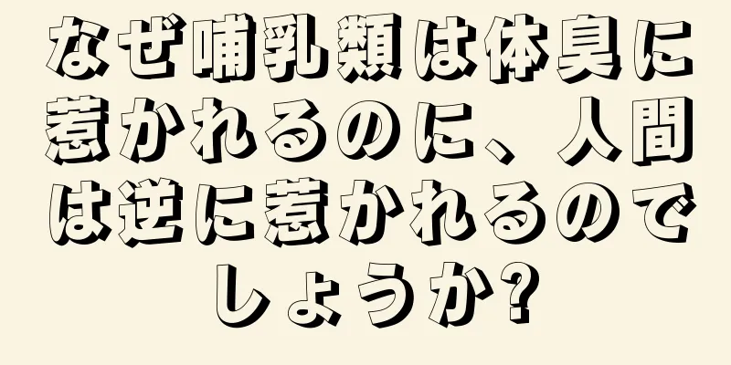 なぜ哺乳類は体臭に惹かれるのに、人間は逆に惹かれるのでしょうか?