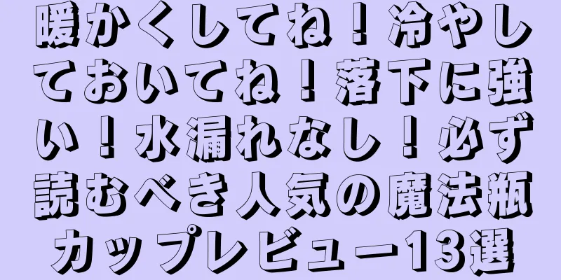 暖かくしてね！冷やしておいてね！落下に強い！水漏れなし！必ず読むべき人気の魔法瓶カップレビュー13選