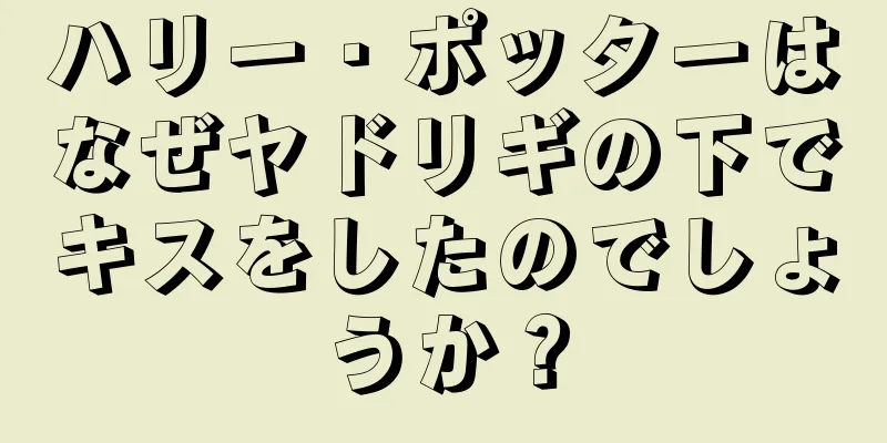 ハリー・ポッターはなぜヤドリギの下でキスをしたのでしょうか？