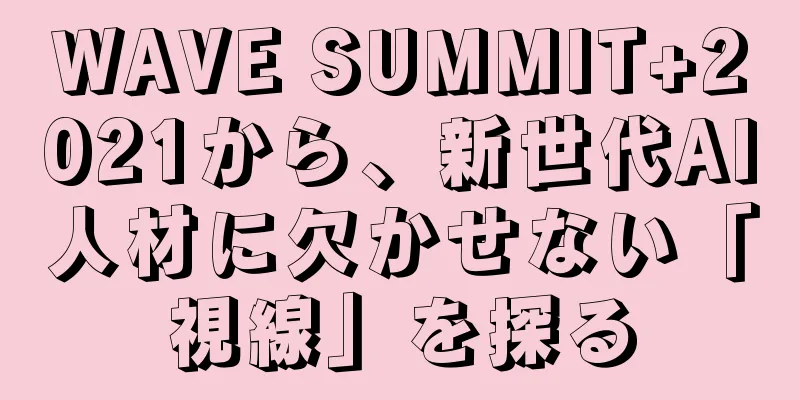 WAVE SUMMIT+2021から、新世代AI人材に欠かせない「視線」を探る