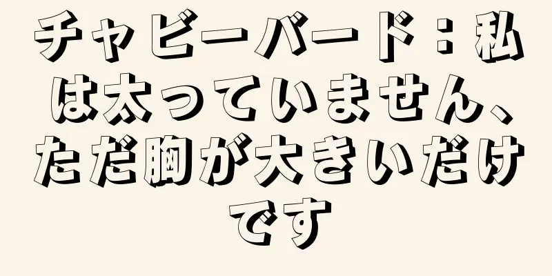 チャビーバード：私は太っていません、ただ胸が大きいだけです