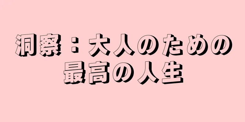 洞察：大人のための最高の人生