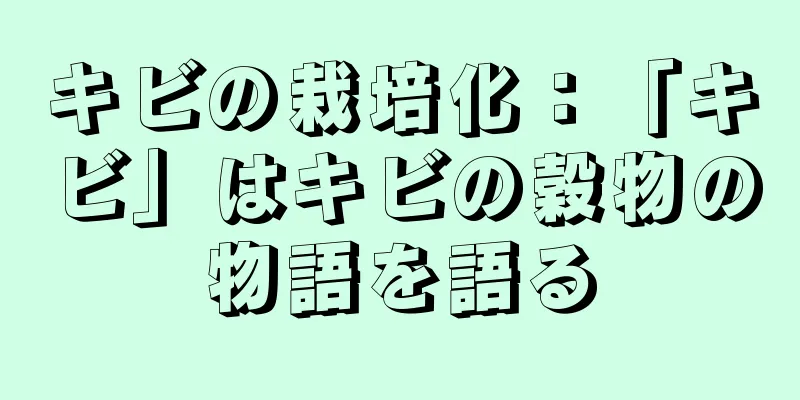 キビの栽培化：「キビ」はキビの穀物の物語を語る