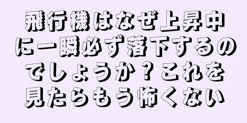 飛行機はなぜ上昇中に一瞬必ず落下するのでしょうか？これを見たらもう怖くない