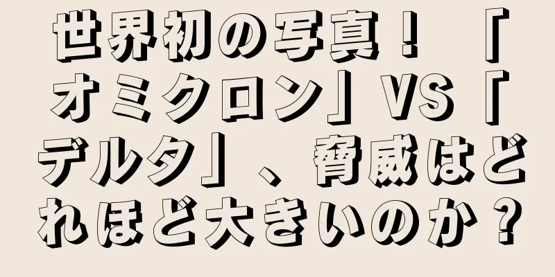 世界初の写真！ 「オミクロン」VS「デルタ」、脅威はどれほど大きいのか？