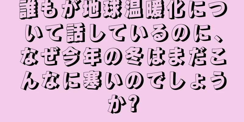 誰もが地球温暖化について話しているのに、なぜ今年の冬はまだこんなに寒いのでしょうか?