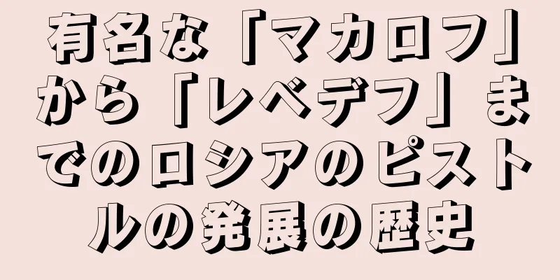 有名な「マカロフ」から「レベデフ」までのロシアのピストルの発展の歴史