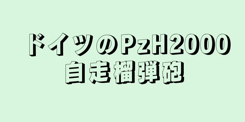 ドイツのPzH2000自走榴弾砲