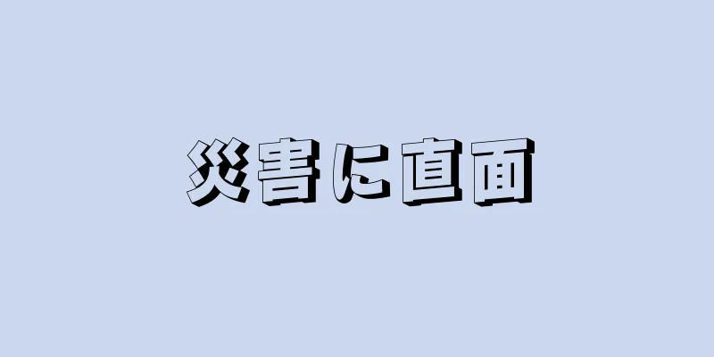 災害に直面