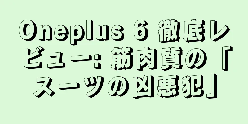 Oneplus 6 徹底レビュー: 筋肉質の「スーツの凶悪犯」