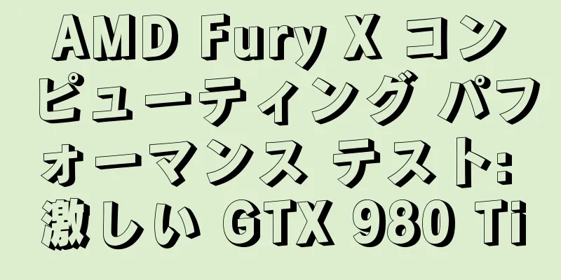 AMD Fury X コンピューティング パフォーマンス テスト: 激しい GTX 980 Ti
