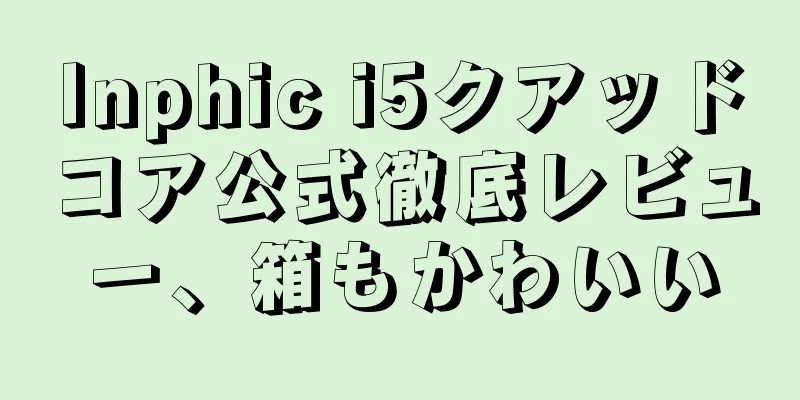 Inphic i5クアッドコア公式徹底レビュー、箱もかわいい