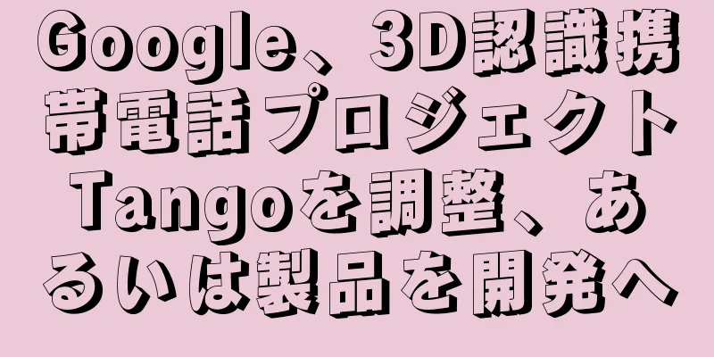 Google、3D認識携帯電話プロジェクトTangoを調整、あるいは製品を開発へ