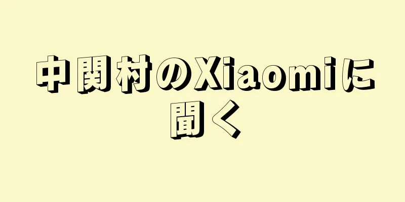 中関村のXiaomiに聞く