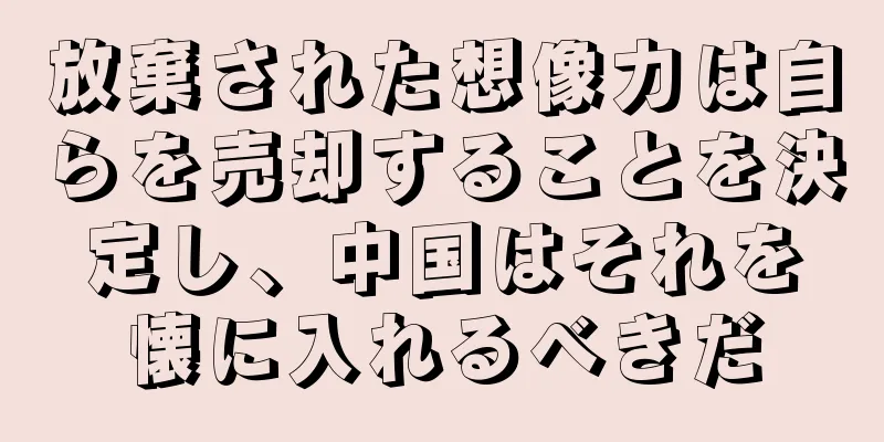 放棄された想像力は自らを売却することを決定し、中国はそれを懐に入れるべきだ
