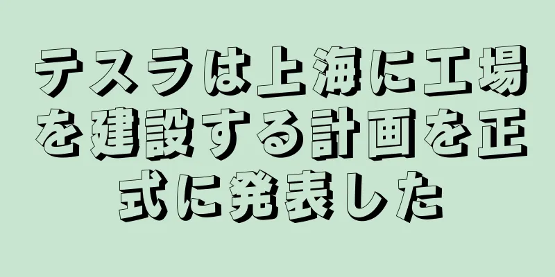 テスラは上海に工場を建設する計画を正式に発表した