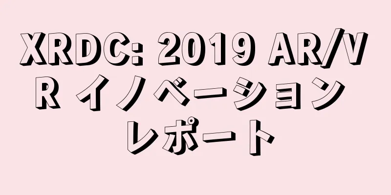 XRDC: 2019 AR/VR イノベーション レポート
