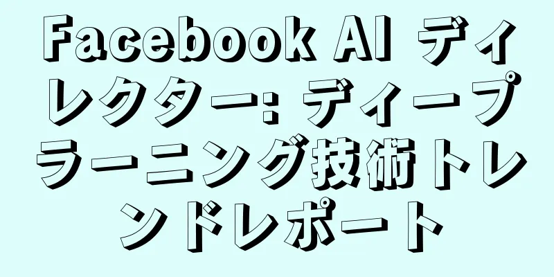 Facebook AI ディレクター: ディープラーニング技術トレンドレポート