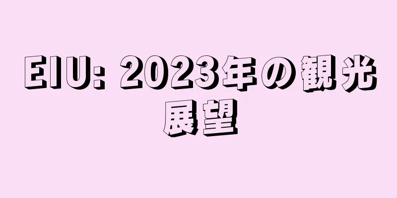 EIU: 2023年の観光展望