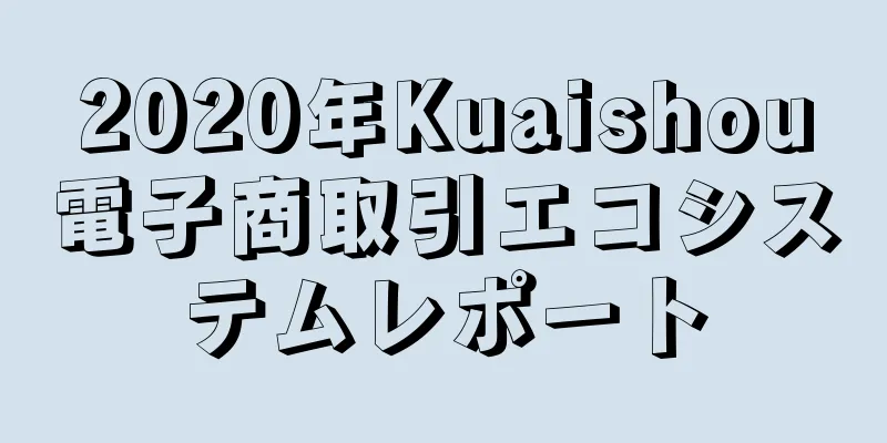 2020年Kuaishou電子商取引エコシステムレポート