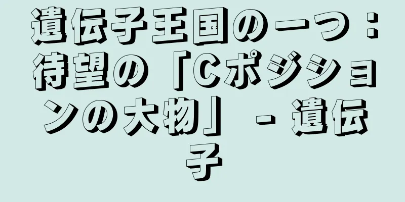 遺伝子王国の一つ：待望の「Cポジションの大物」 - 遺伝子