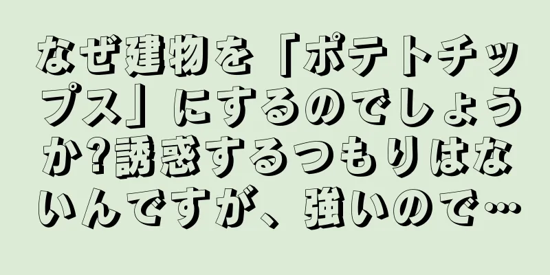 なぜ建物を「ポテトチップス」にするのでしょうか?誘惑するつもりはないんですが、強いので…