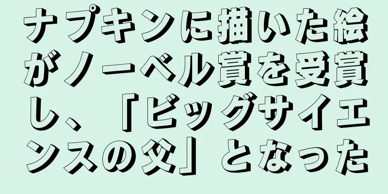 ナプキンに描いた絵がノーベル賞を受賞し、「ビッグサイエンスの父」となった