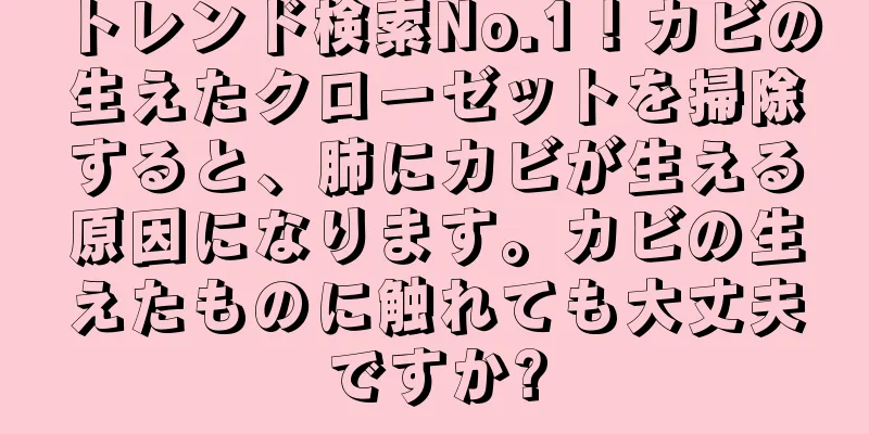 トレンド検索No.1！カビの生えたクローゼットを掃除すると、肺にカビが生える原因になります。カビの生えたものに触れても大丈夫ですか?