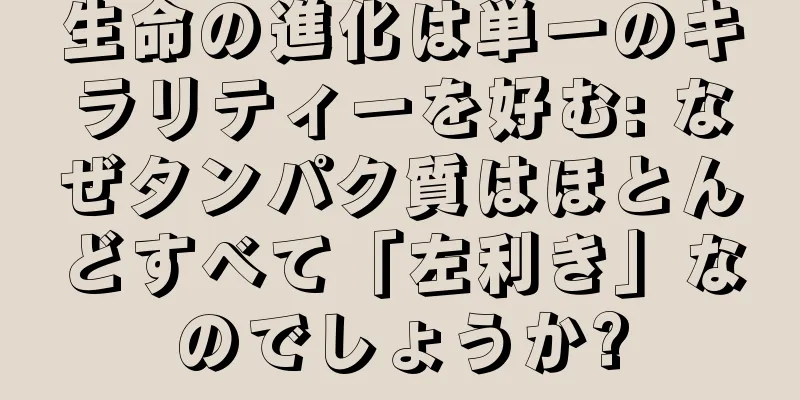 生命の進化は単一のキラリティーを好む: なぜタンパク質はほとんどすべて「左利き」なのでしょうか?
