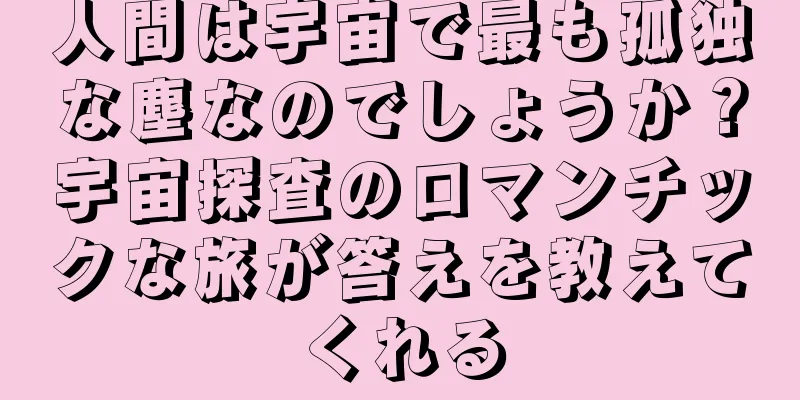 人間は宇宙で最も孤独な塵なのでしょうか？宇宙探査のロマンチックな旅が答えを教えてくれる