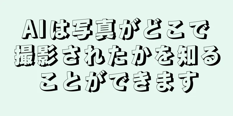 AIは写真がどこで撮影されたかを知ることができます