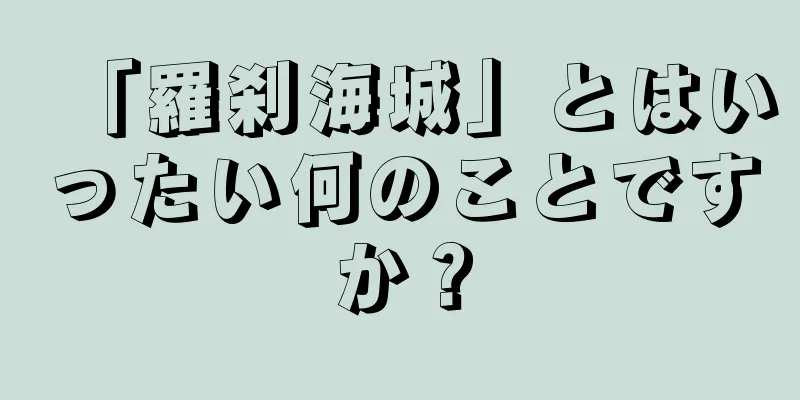 「羅刹海城」とはいったい何のことですか？