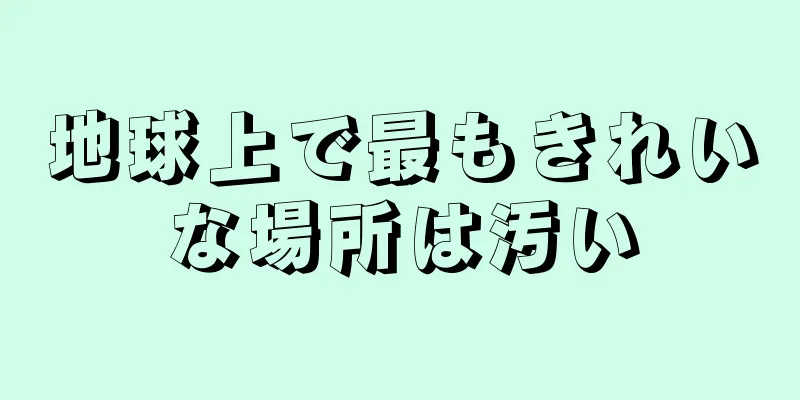 地球上で最もきれいな場所は汚い